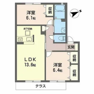 パルケ・アミスタI・II・III【2102号室】の間取り