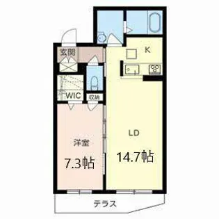 グレーシア【0102号室】の間取り