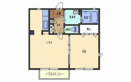 コトーネ【0201号室】の間取り
