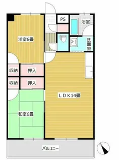 グランカーサ清蘭【305号室】の間取り