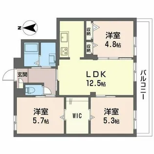 ロイヤルハイツ【0307号室】の間取り