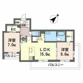ルアナ ヒラ【0302号室】の間取り