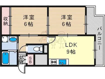 イルマーレ【5階】の間取り