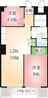 ロンシャン金山【9階】の間取り