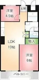 ロンシャン金山【9階】の間取り