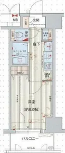 プレサンス新栄リミックス【11階】の間取り