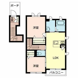 MINE HOUSE【2階】の間取り