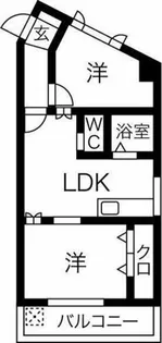 桜通サンダイマンション【8階】の間取り