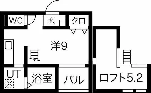 フルレ【1階】の間取り