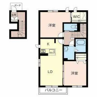 シャーメゾン播磨【0203号室】の間取り