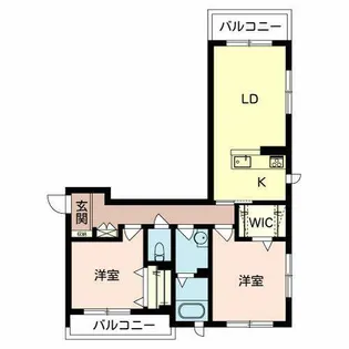 ひさごの杜【0208号室】の間取り