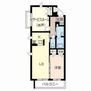 シャーメゾン リベルテ【0305号室】の間取り