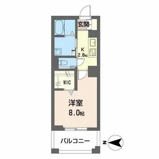 Sha Maison M 2nd【0307号室】の間取り