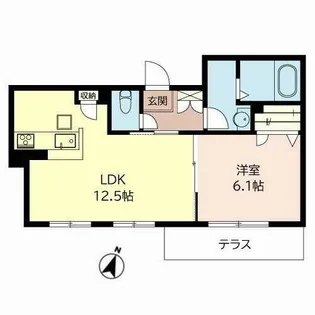 Grande Ciel(グラン シエル)【0102号室】の間取り