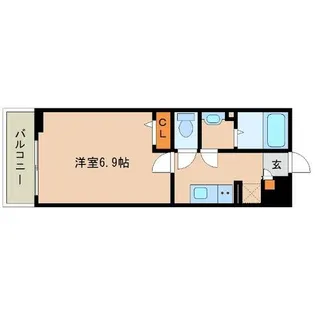 メゾンドモエ塚口【1階】の間取り