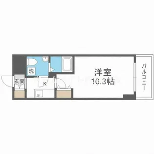 SERENiTE江坂四番館【10階】の間取り