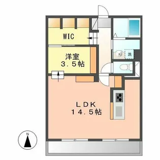 グラシアス【101号室】の間取り