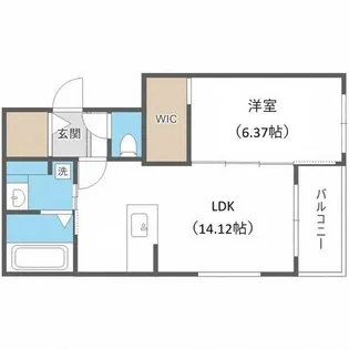 プルミエール南7条【2階】の間取り