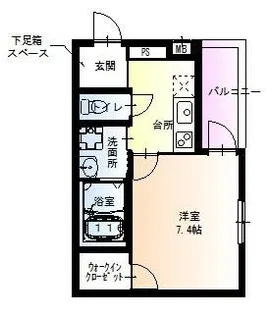 フジパレス灘1番館【2階】の間取り
