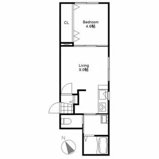 ル・クレール【3階】の間取り