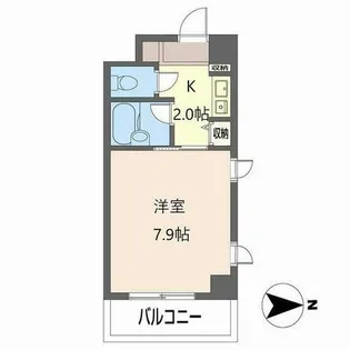 オーキッドあやめ池【0501号室】の間取り
