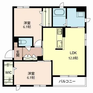ファーストコートIII【0201号室】の間取り
