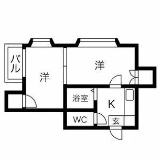 PLEAST高宮II【301号室】の間取り