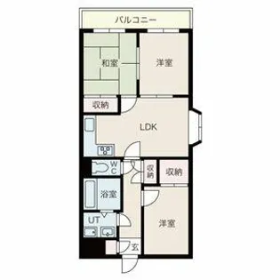 ドムール芝高【3階】の間取り