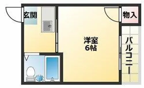 ドゥエール平野【3階】の間取り