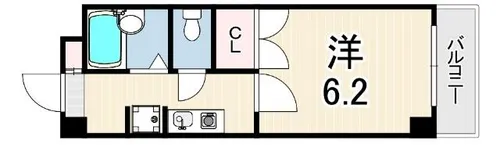 名谷ヒルズ【2階】の間取り