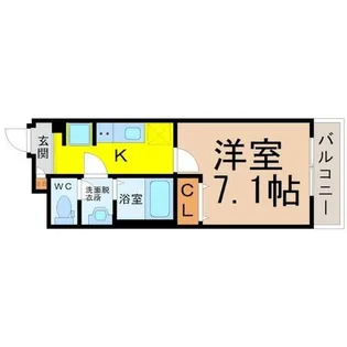 リブリ・志賀本通【1階】の間取り