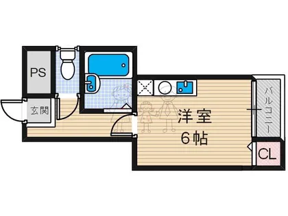 みさきハイツ【4階】の間取り