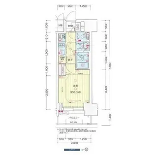 プレサンス吹上駅前エテルノ【10階】の間取り