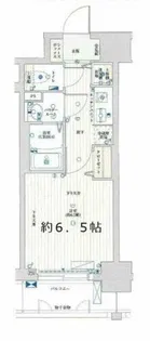 アクアプレイス天満クラシック【6階】の間取り