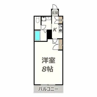 ビガーポリス118東田辺【702号室】の間取り