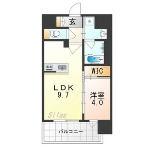 べラジオ雅び京都七条ウエストⅡ【3階】の間取り