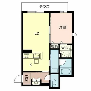 Fiable Izumiotsu【1階】の間取り