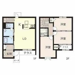樵風館【C004号室】の間取り