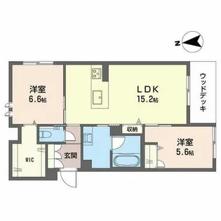 PETRA IKESHITA【0103号室】の間取り