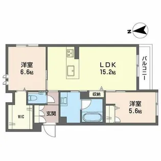 PETRA IKESHITA【0203号室】の間取り