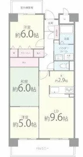 シーズモア【7階】の間取り