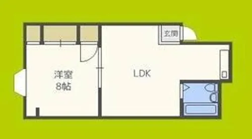 アメニティハウスサンライズ【2階】の間取り