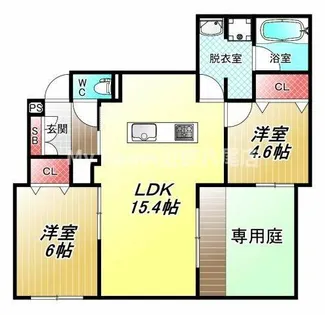 Clashist加美東【1階】の間取り