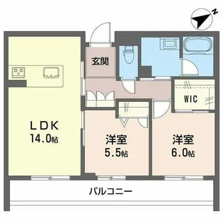 ジョイ フィールド【3階】の間取り