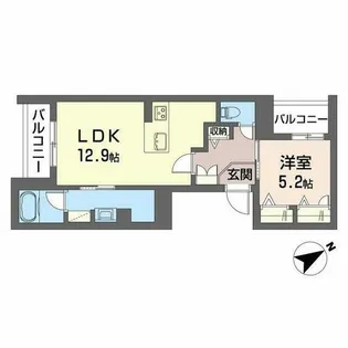 ジョイ フィールド【0303号室】の間取り