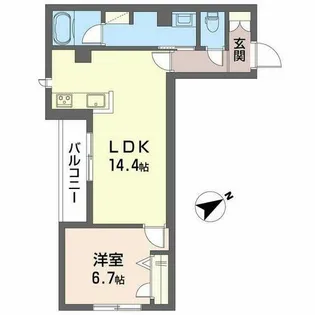 ジョイ フィールド【0202号室】の間取り