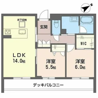 ジョイ フィールド【0101号室】の間取り