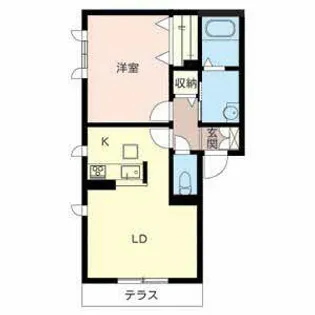 アトレッテ ジーロ【0121号室】の間取り