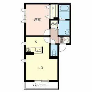 アトレッテ ジーロ【0221号室】の間取り