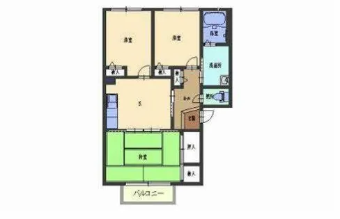 シャーメゾン フェヴリエ【B205号室】の間取り